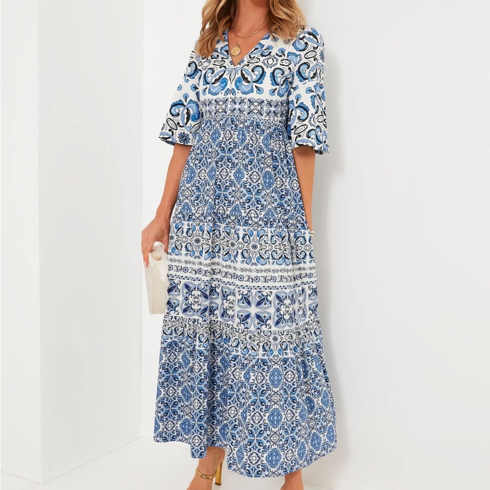Majolica Tile Ginger Dress